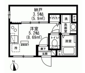 仮）中野区南台3丁目新築の物件間取画像